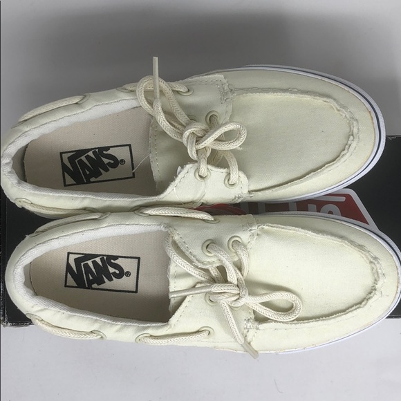 Authentic Boat Shoe in White Marshmallow White Vans